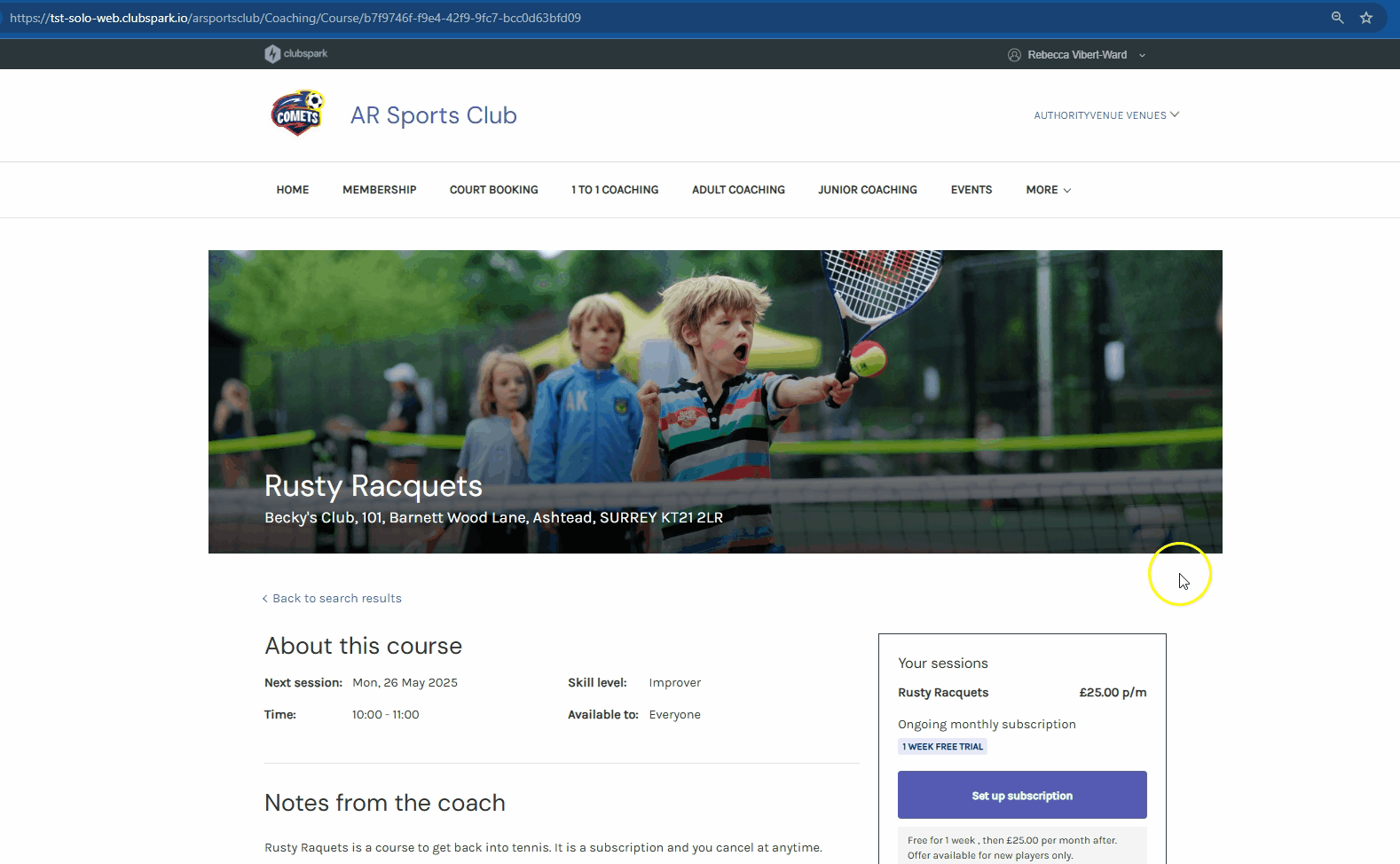 Create a subscription with free trial.gif